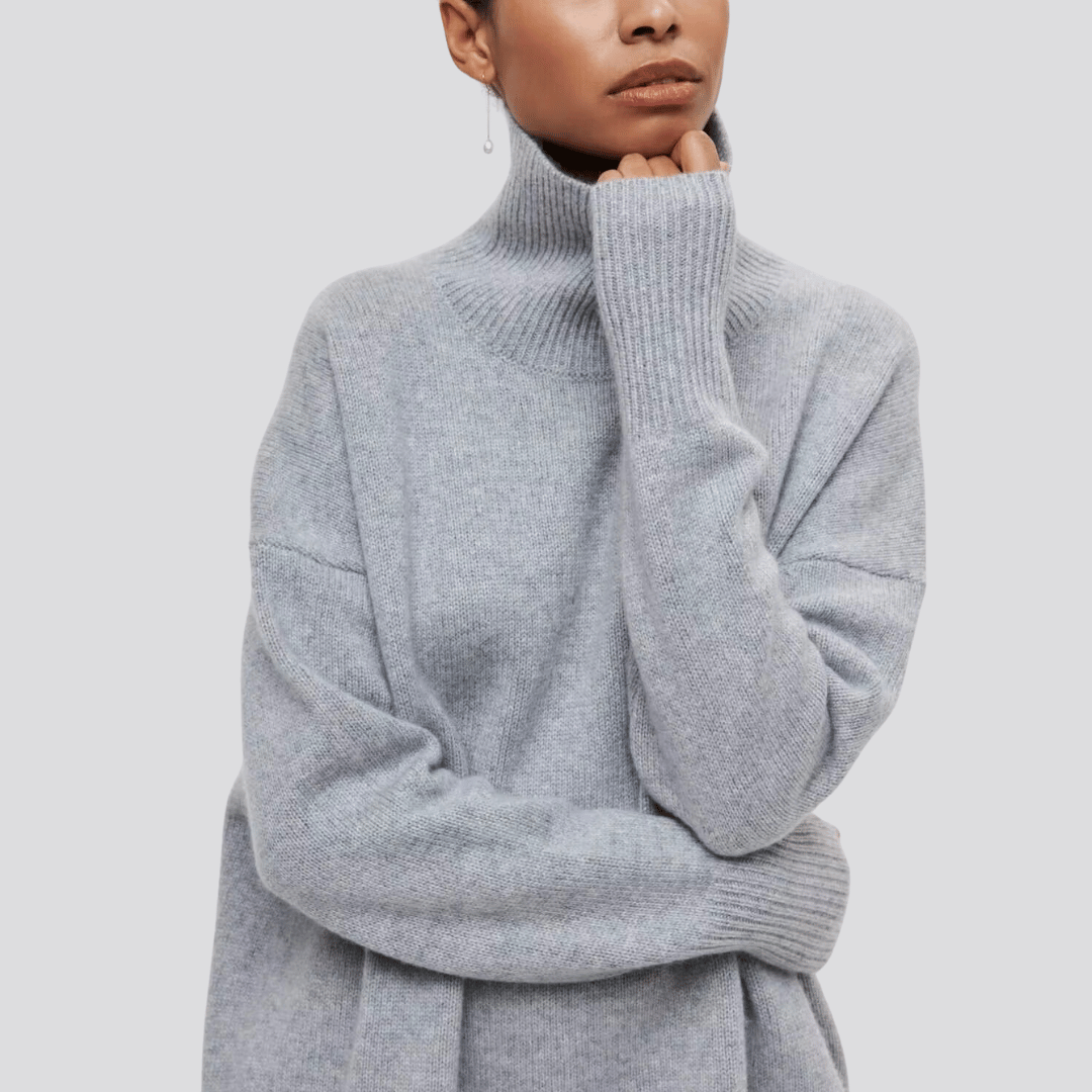 Sweter Damski z Golfem | Elegancki i Ciepły | Nowoczesny Styl | Idealny na Chłodne Dni