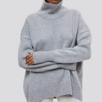Sweter Damski z Golfem | Elegancki i Ciepły | Nowoczesny Styl | Idealny na Chłodne Dni
