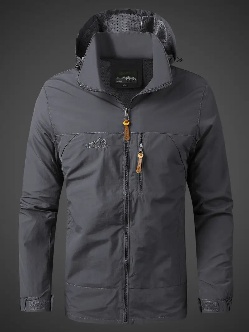 Kurtka Męska Outdoor Zimowa w Stylu Przeciwdeszczowym | Ciepła Kurtka Męska
