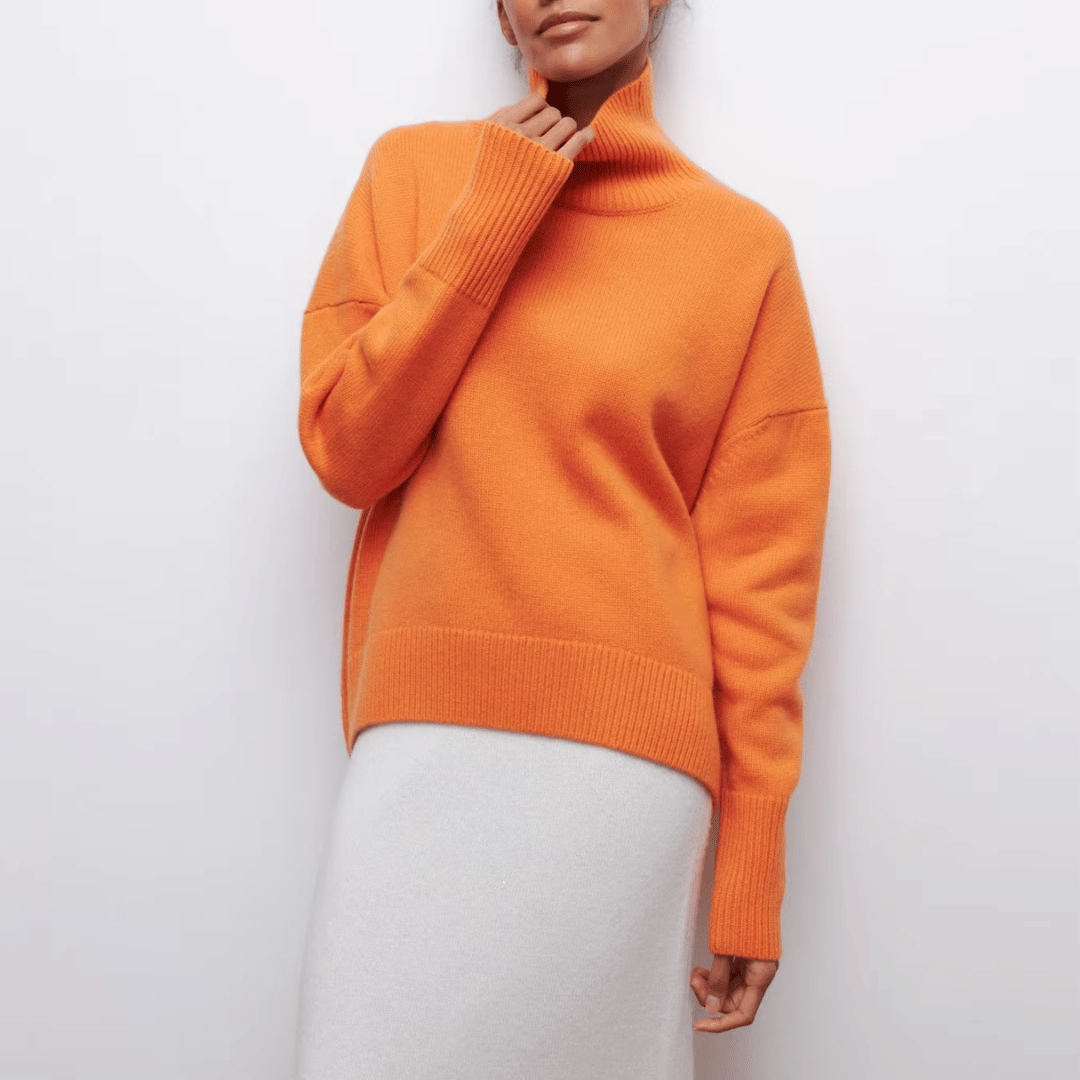 Sweter Damski z Golfem | Elegancki i Ciepły | Nowoczesny Styl | Idealny na Chłodne Dni