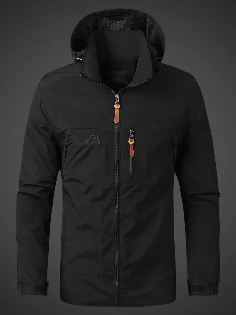 Kurtka Męska Outdoor Zimowa w Stylu Przeciwdeszczowym | Ciepła Kurtka Męska
