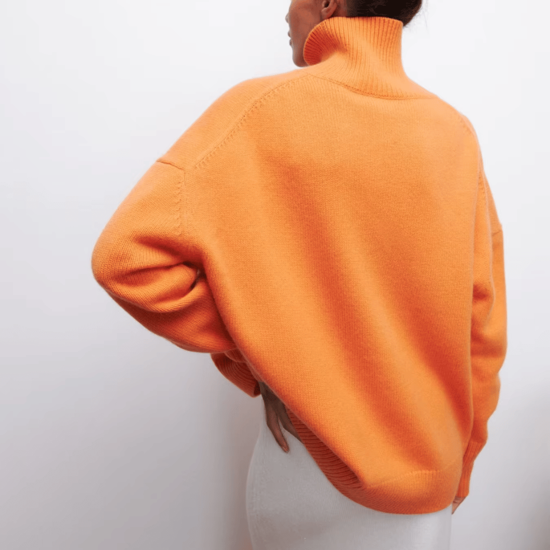 Sweter Damski z Golfem | Elegancki i Ciepły | Nowoczesny Styl | Idealny na Chłodne Dni