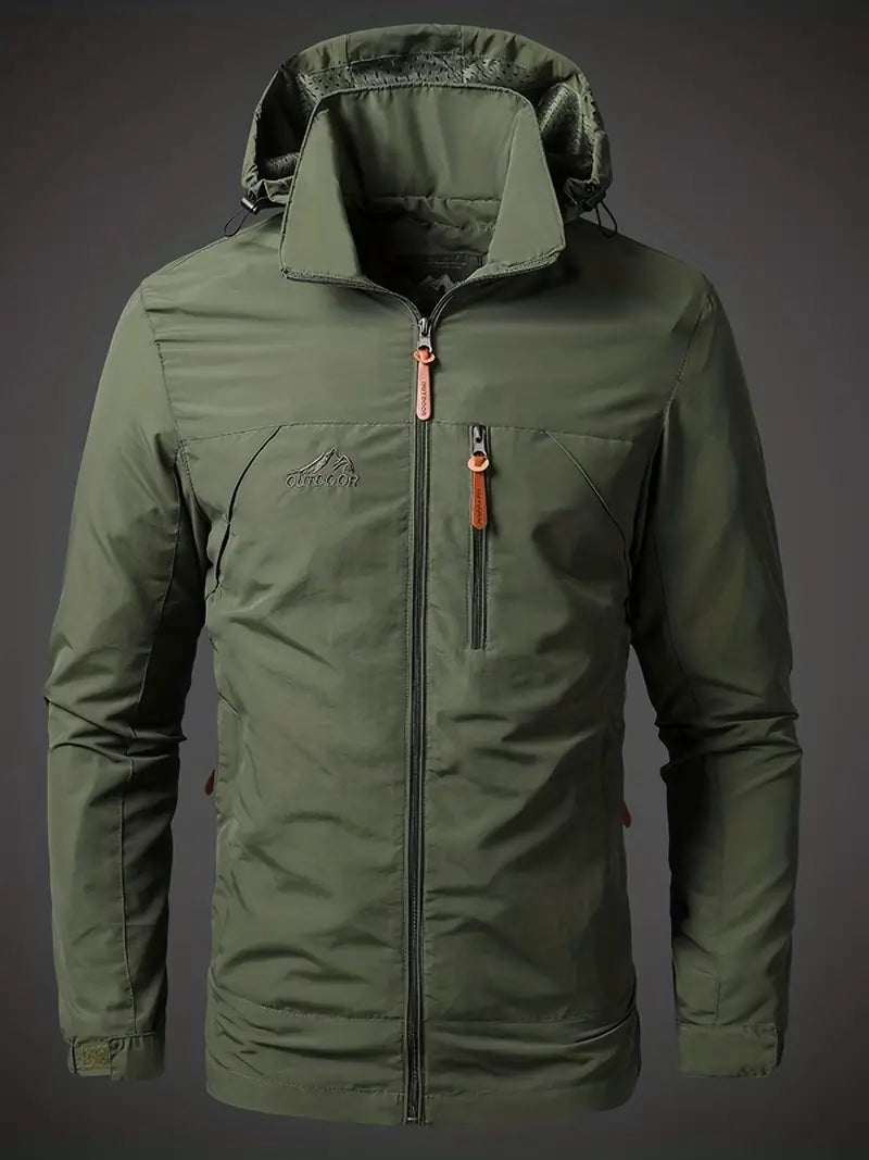 Kurtka Męska Outdoor Zimowa w Stylu Przeciwdeszczowym | Ciepła Kurtka Męska