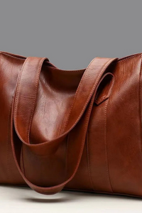 Torebka Damska Skórzana Shopper | Duża Torebka na Ramię Codzienna