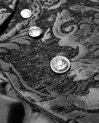Płaszcz Męski w Stylu Gotyckim | Elegancki Płaszcz Męski z Długim Tyłem