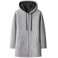 Płaszcz Męski w Stylu Overcoat | Casualowa Kurtka Zimowa dla Mężczyzn