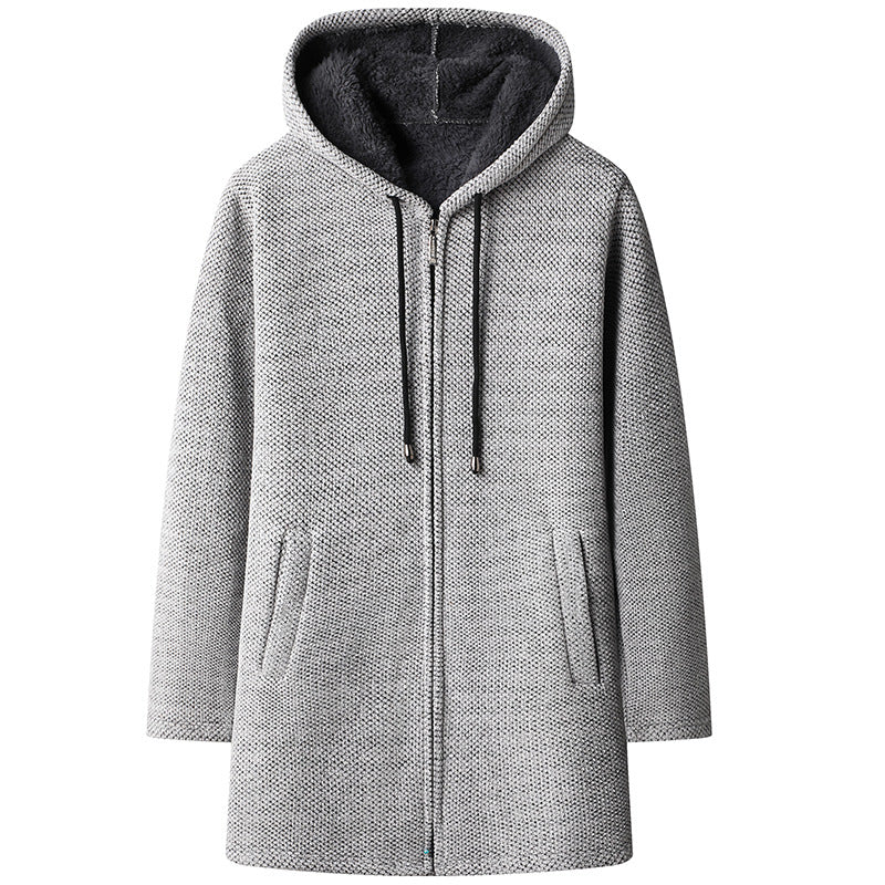 Płaszcz Męski w Stylu Overcoat | Casualowa Kurtka Zimowa dla Mężczyzn