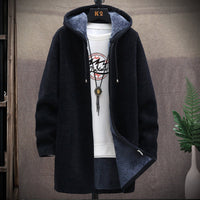 Płaszcz Męski w Stylu Overcoat | Casualowa Kurtka Zimowa dla Mężczyzn
