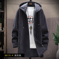 Płaszcz Męski w Stylu Overcoat | Casualowa Kurtka Zimowa dla Mężczyzn