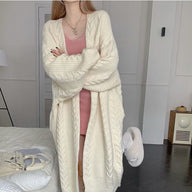 Kardigan Damski Długi w Stylu Oversize | Sweter Damski na Jesień i Zimę