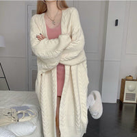 Kardigan Damski Długi w Stylu Oversize | Sweter Damski na Jesień i Zimę