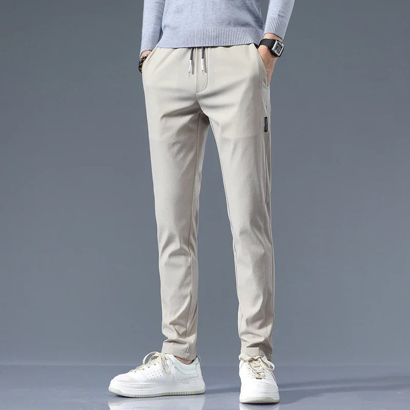 Spodnie męskie slim fit | Oddychająca tkanina | Styl casual-smart | Spodnie na co dzień