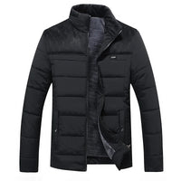 Kurtka Męska Pikowana Zimowa | Ciepła Parka w Stylu Casual