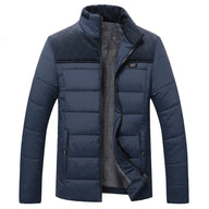 Kurtka Męska Pikowana Zimowa | Ciepła Parka w Stylu Casual