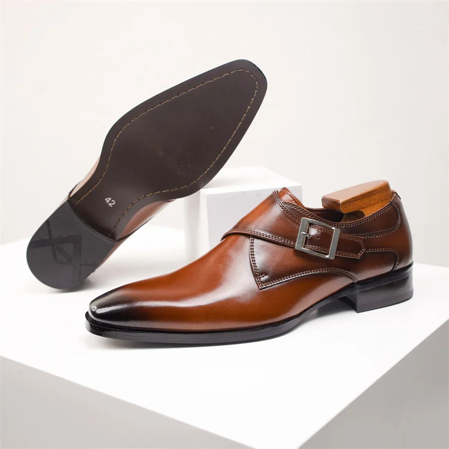 Eleganckie Buty Monk Strap | Klasyczny Styl | Wygodna Podeszwa