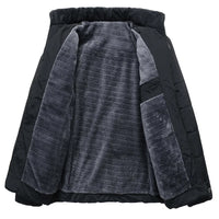 Kurtka Męska Pikowana Zimowa | Ciepła Parka w Stylu Casual
