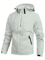 Kurtka Softshell Męska z Kapturem | Lekka Wiatroodporna Kurtka Outdoor