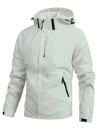 Kurtka Softshell Męska z Kapturem | Lekka Wiatroodporna Kurtka Outdoor