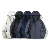 Kurtka Softshell Męska z Kapturem | Lekka Wiatroodporna Kurtka Outdoor