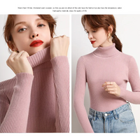Damski Golf Sweter w Klasycznym Kroju na Jesień i Zimę | Elegancki Ciepły Sweter