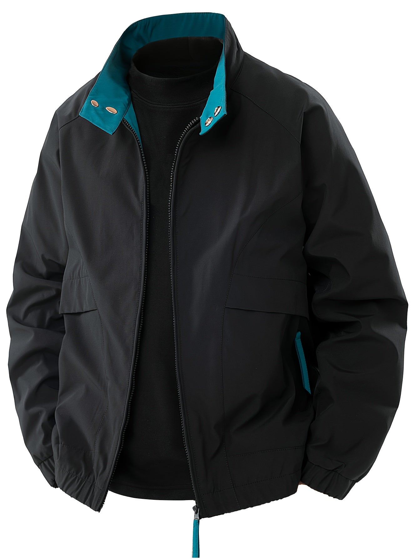 Kurtka Męska Przejściowa w Stylu Outdoor | Lekka Kurtka Sportowa