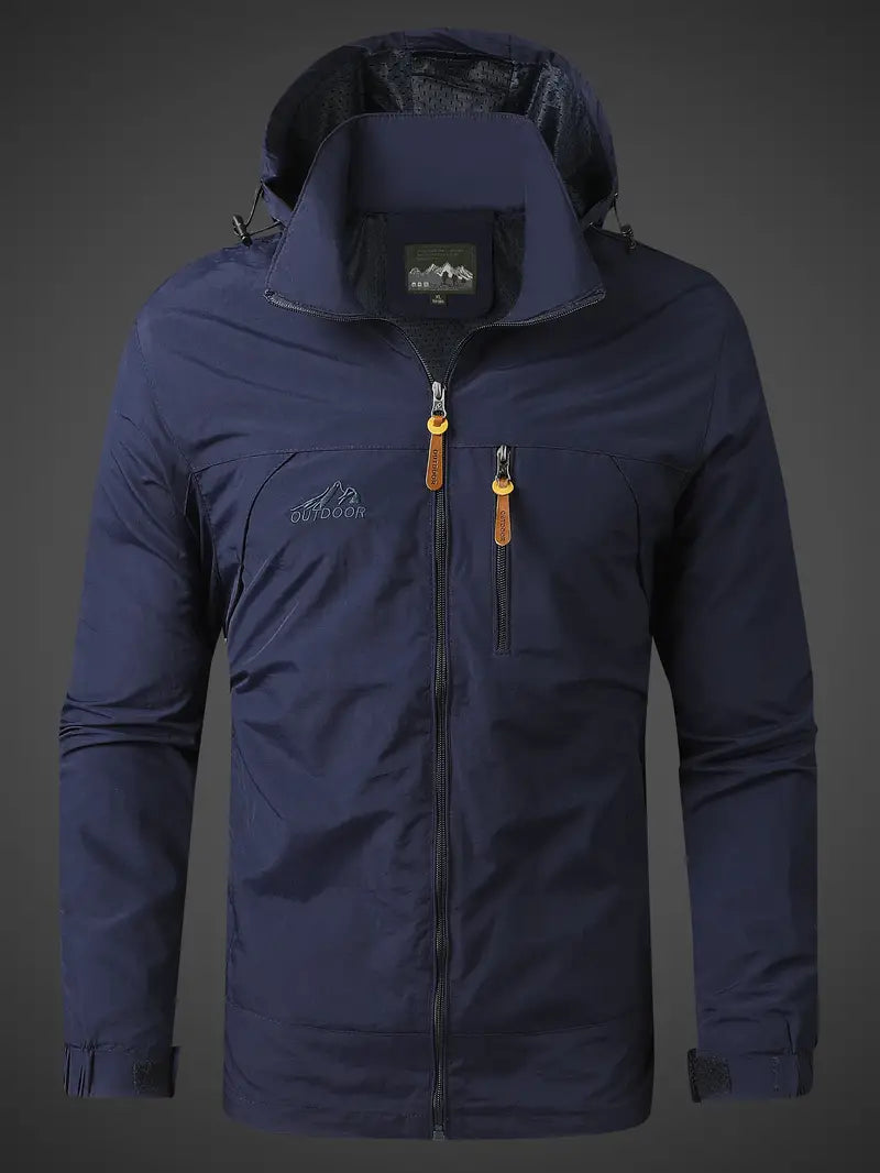 Kurtka Męska Outdoor Zimowa w Stylu Przeciwdeszczowym | Ciepła Kurtka Męska