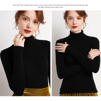 Damski Golf Sweter w Klasycznym Kroju na Jesień i Zimę | Elegancki Ciepły Sweter