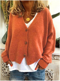 Sweter Kardigan Damski | Luźny Krój | Styl Casual | Całoroczna Warstwa