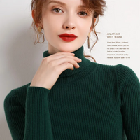 Damski Golf Sweter w Klasycznym Kroju na Jesień i Zimę | Elegancki Ciepły Sweter