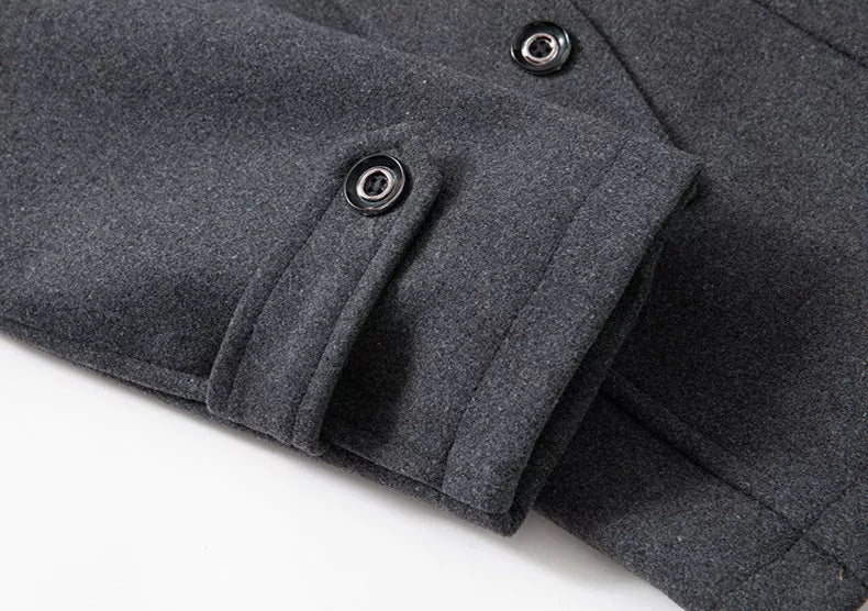Kurtka Męska 2-Częściowa w Eleganckim Stylu | Klasyczna Kurtka Zimowa dla Mężczyzn