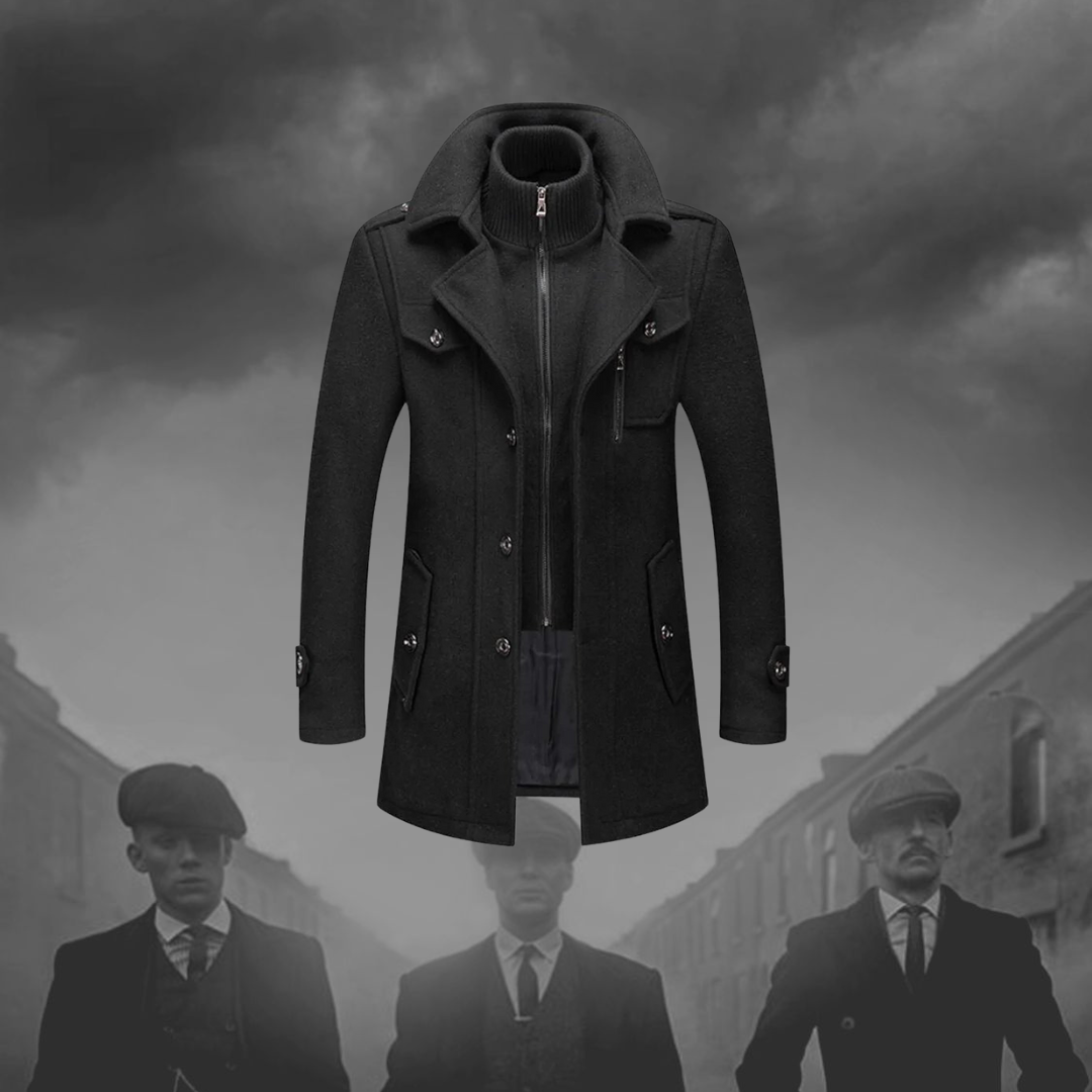 Kurtka Męska 2-Częściowa w Eleganckim Stylu | Klasyczna Kurtka Zimowa dla Mężczyzn