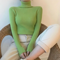 Damski Golf Sweter w Klasycznym Kroju na Jesień i Zimę | Elegancki Ciepły Sweter