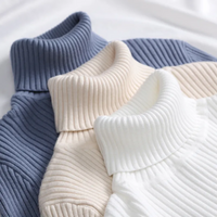 Damski Golf Sweter w Klasycznym Kroju na Jesień i Zimę | Elegancki Ciepły Sweter