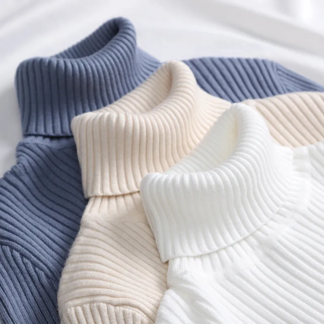 Damski Golf Sweter w Klasycznym Kroju na Jesień i Zimę | Elegancki Ciepły Sweter