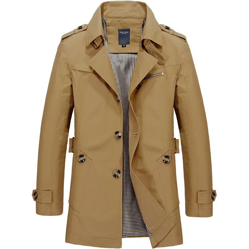 Kurtka Męska Przejściowa w Stylu Business Casual | Elegancka Kurtka Jesienno-Wiosenna