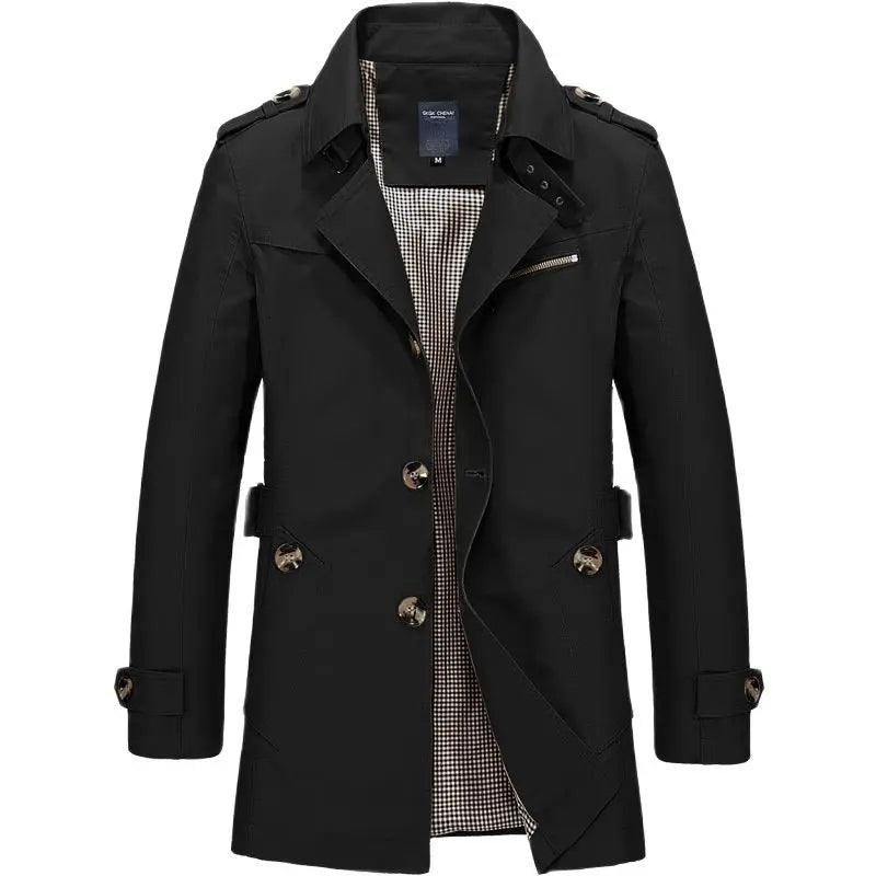Kurtka Męska Przejściowa w Stylu Business Casual | Elegancka Kurtka Jesienno-Wiosenna