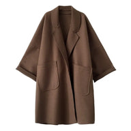 Płaszcz Damski Oversize w Klasycznym Stylu | Elegancki Płaszcz Zimowy