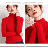 Damski Golf Sweter w Klasycznym Kroju na Jesień i Zimę | Elegancki Ciepły Sweter