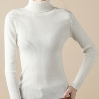 Damski Golf Sweter w Klasycznym Kroju na Jesień i Zimę | Elegancki Ciepły Sweter