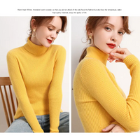 Damski Golf Sweter w Klasycznym Kroju na Jesień i Zimę | Elegancki Ciepły Sweter