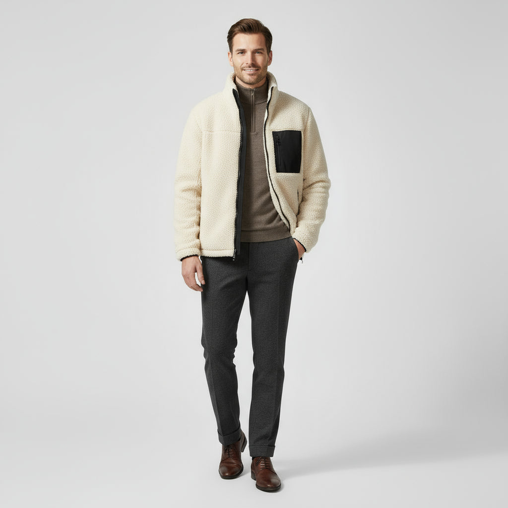 Męska Kurtka Zimowa Dwustronna z Ociepleniem | Kurtki Zimowe Męskie