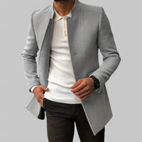 Płaszcz Męski w Klasycznym Stylu na Jesień i Zimę | Elegancka Kurtka Męska
