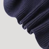 Kardigan Damski w Granacie z Denimowym Wykończeniem | Elegancki Sweter Damski