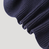 Kardigan Damski w Granacie z Denimowym Wykończeniem | Elegancki Sweter Damski