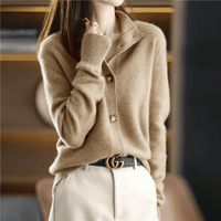 Stylowy Kardigan Damski | Miękka Warstwa na Zimę | Elegancki Golf z Guzikami