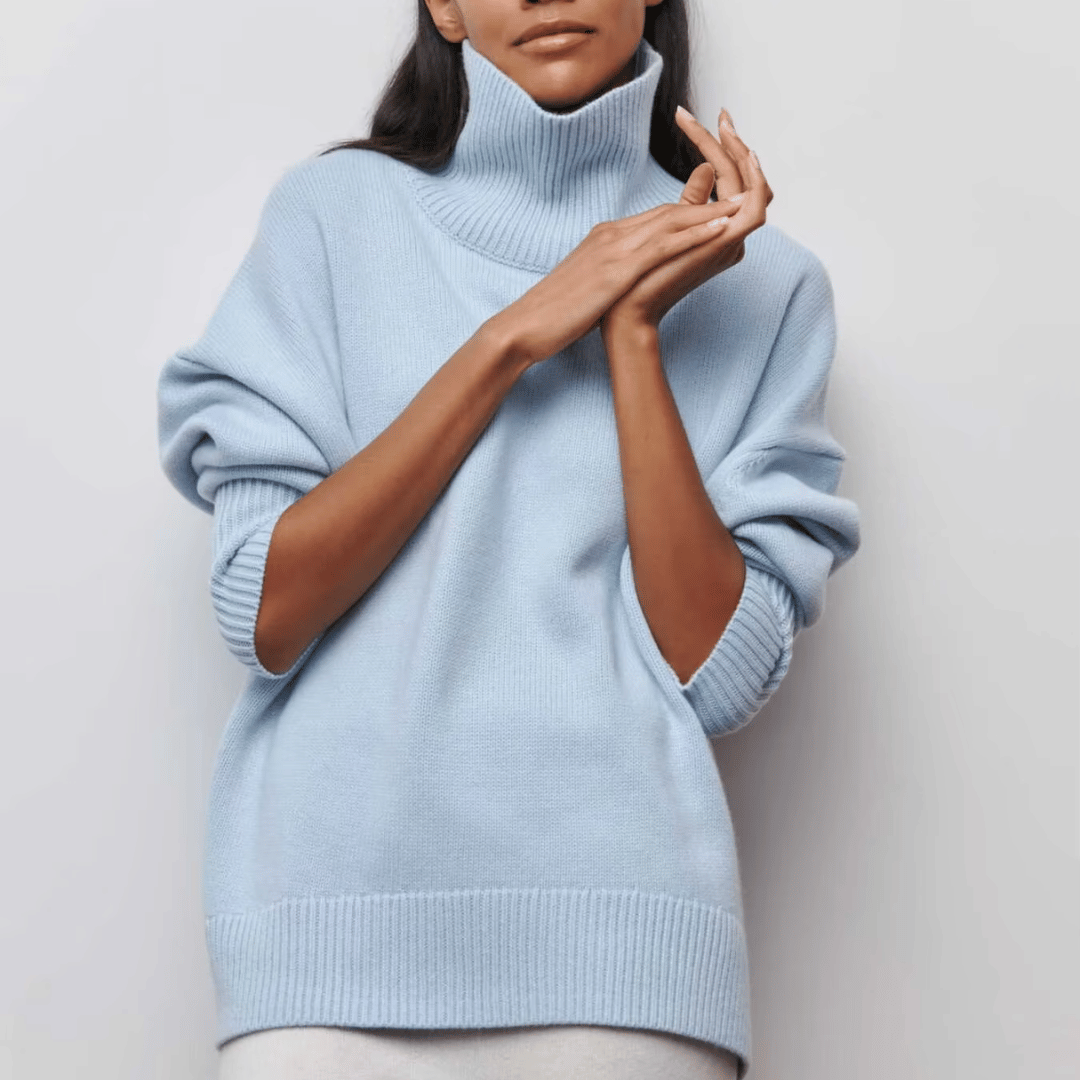 Sweter Damski z Golfem | Elegancki i Ciepły | Nowoczesny Styl | Idealny na Chłodne Dni