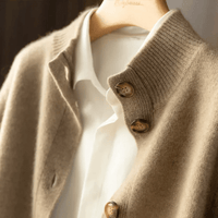 Stylowy Kardigan Damski | Miękka Warstwa na Zimę | Elegancki Golf z Guzikami