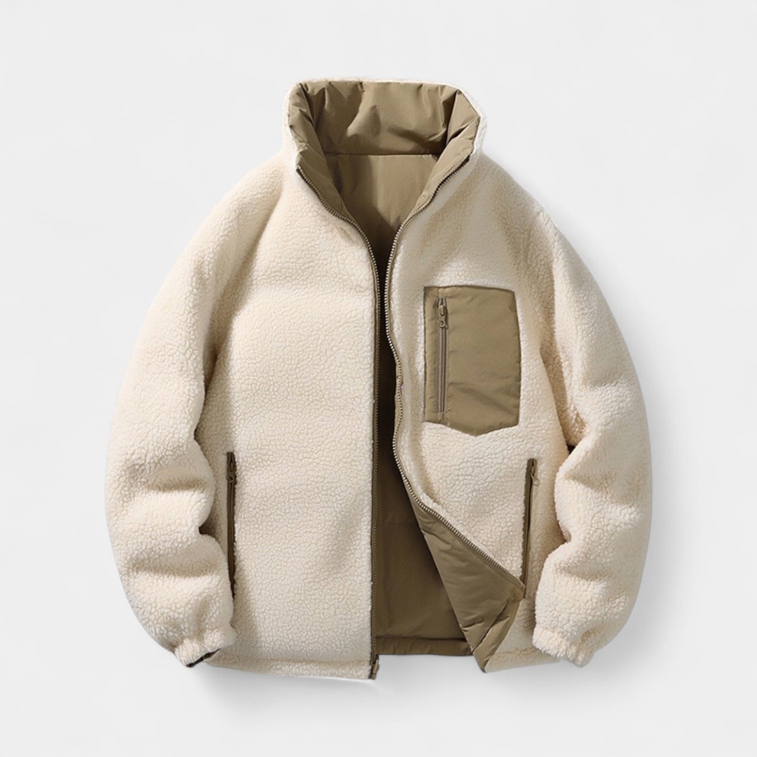 Męska Kurtka Zimowa Dwustronna z Ociepleniem | Kurtki Zimowe Męskie