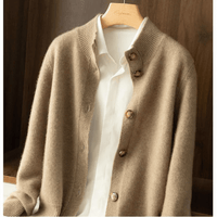 Stylowy Kardigan Damski | Miękka Warstwa na Zimę | Elegancki Golf z Guzikami
