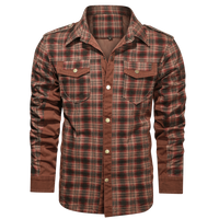 Męska Kurtka Koszulowa Zapinana na Guziki | Wiosenna Kurtka Męska